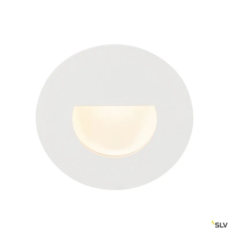 WORO, encastré mural intérieur, blanc mat, LED, 1,2W, 3000K
