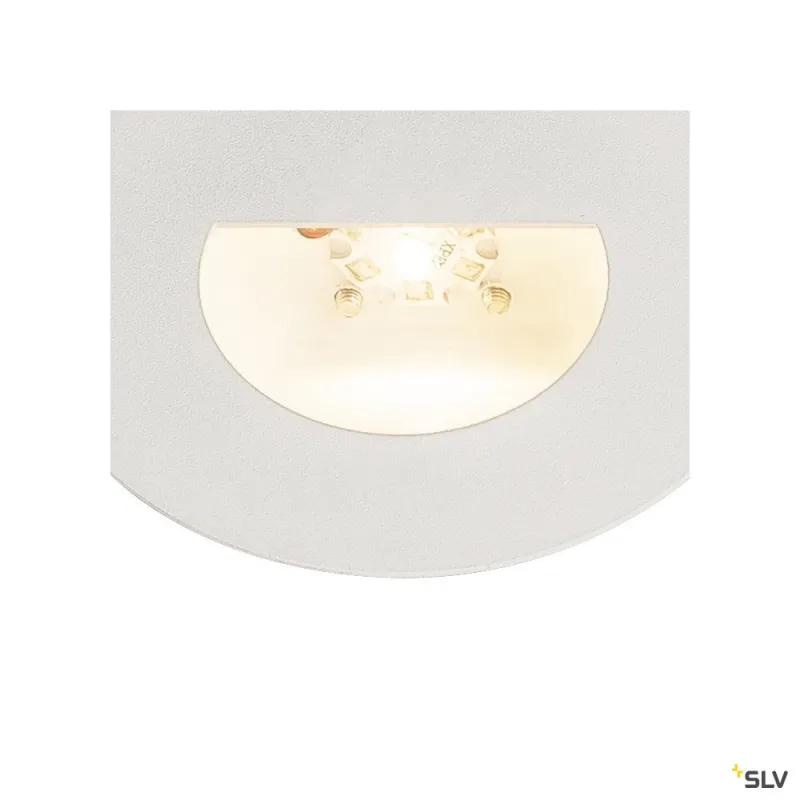 WORO, encastré mural intérieur, blanc mat, LED, 1,2W, 3000K