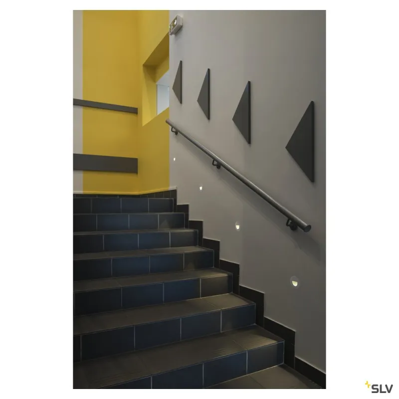 WORO, encastré mural intérieur, blanc mat, LED, 1,2W, 3000K