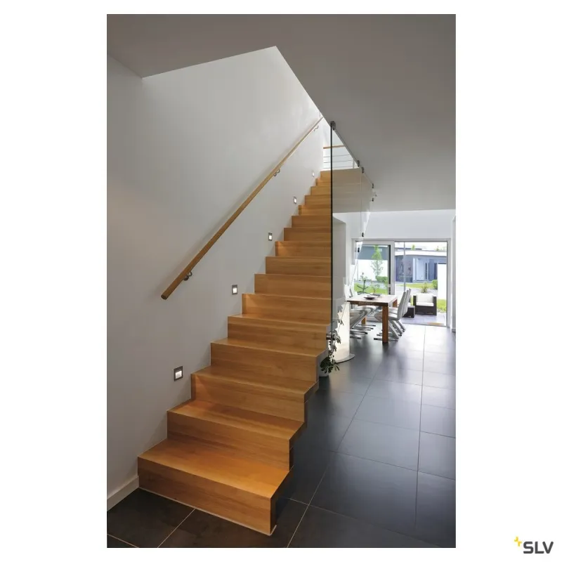FRAME CURVE, encastré mural intérieur, gris, LED, 1W, 3000K