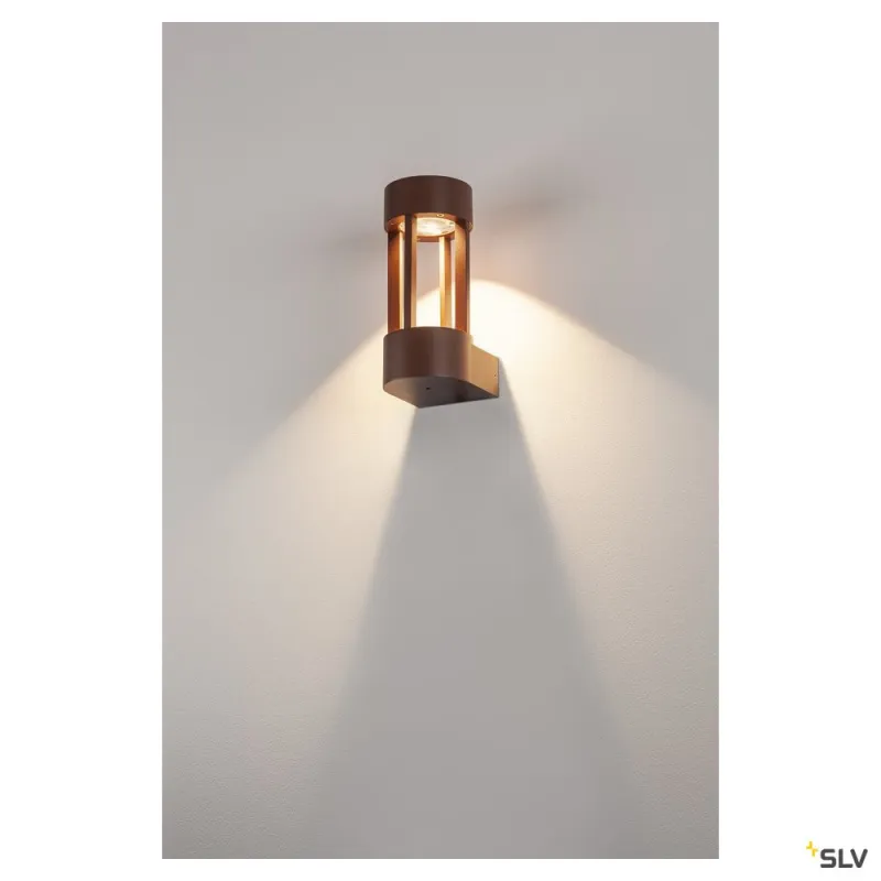 SLOTS, applique extérieure, rouille, LED, 6,3W, 3000K, IP44