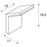 ORDI, applique extérieure, anthracite, LED, 9W, 3000K, IP44