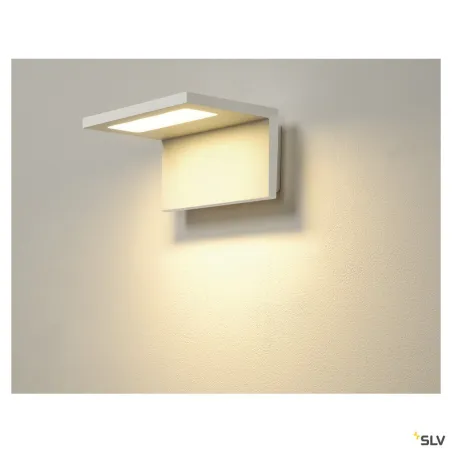 ANGOLUX, applique extérieure, blanc, LED, 6,8W, 3000K, IP44