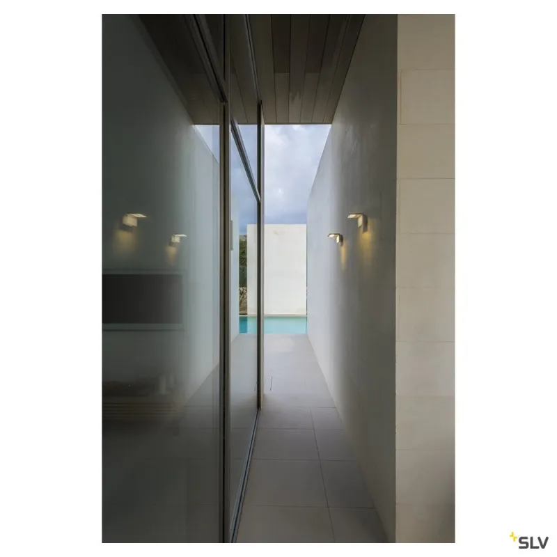 ANGOLUX, applique extérieure, blanc, LED, 6,8W, 3000K, IP44