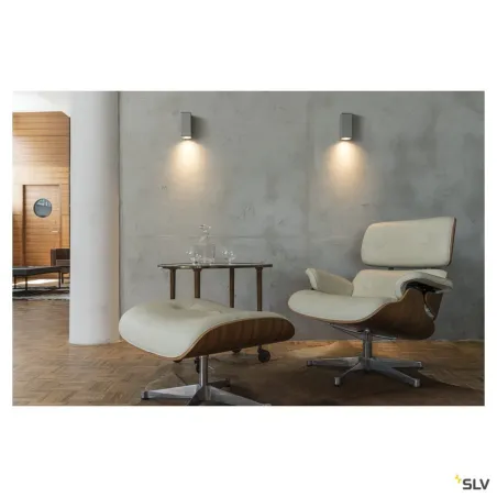 THEO, applique extérieure, gris, GU10/QPAR51, 35W max, IP44