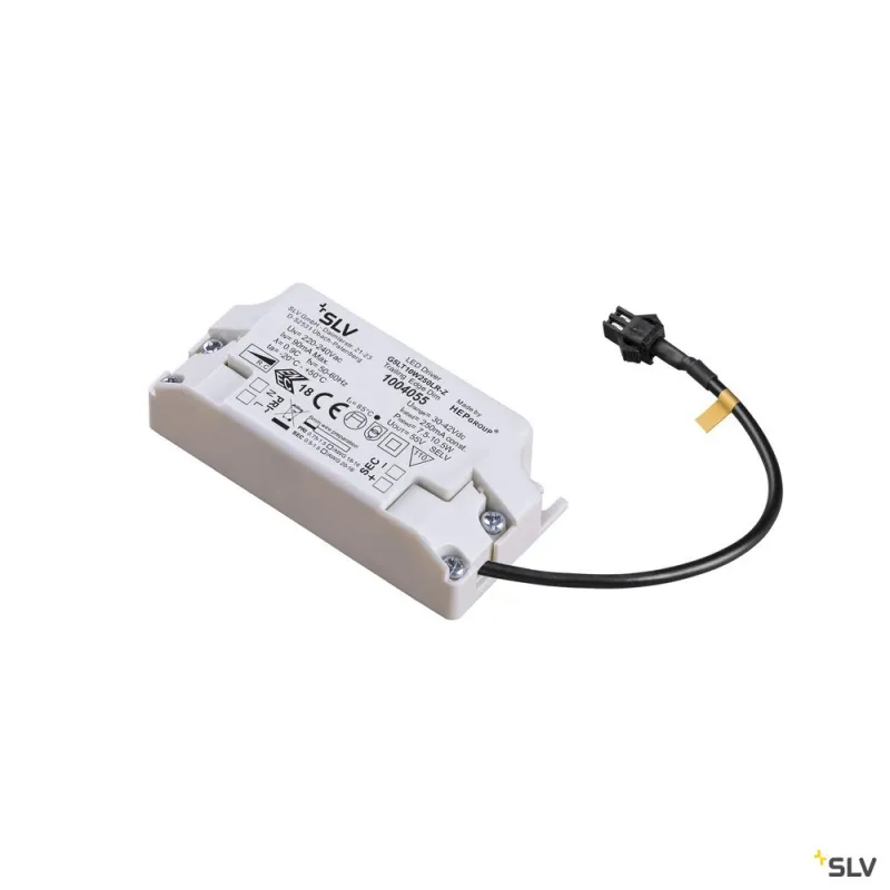 Alimentation LED, intérieur, blanc, 6,5-10W, 250mA, variable