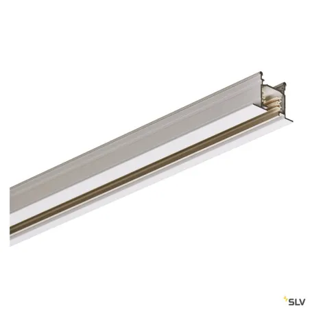 EUTRAC®, rail 3 allumages, intérieur, encastrable, blanc, 2m