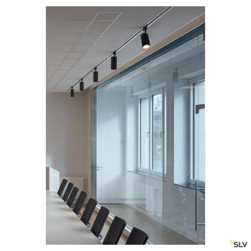 EUTRAC®, rail 3 allumages, intérieur, encastrable, blanc, 2m