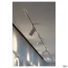 EUTRAC®, rail 3 allumages, intérieur, encastrable, blanc, 2m