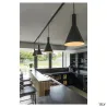 Adaptateur rail 1 allumage pour suspensions, intérieur, noir