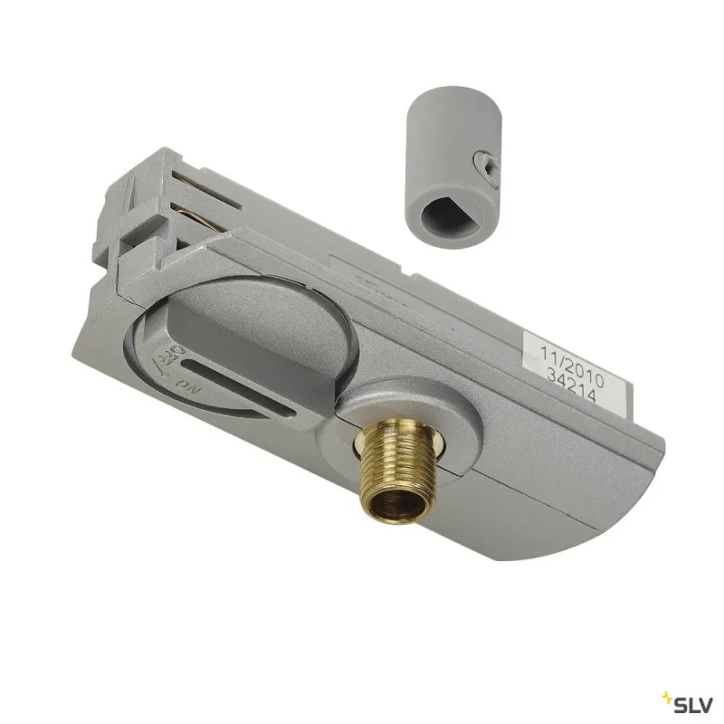 Adaptateur rail 1 allumage pour suspensions, intérieur, gris