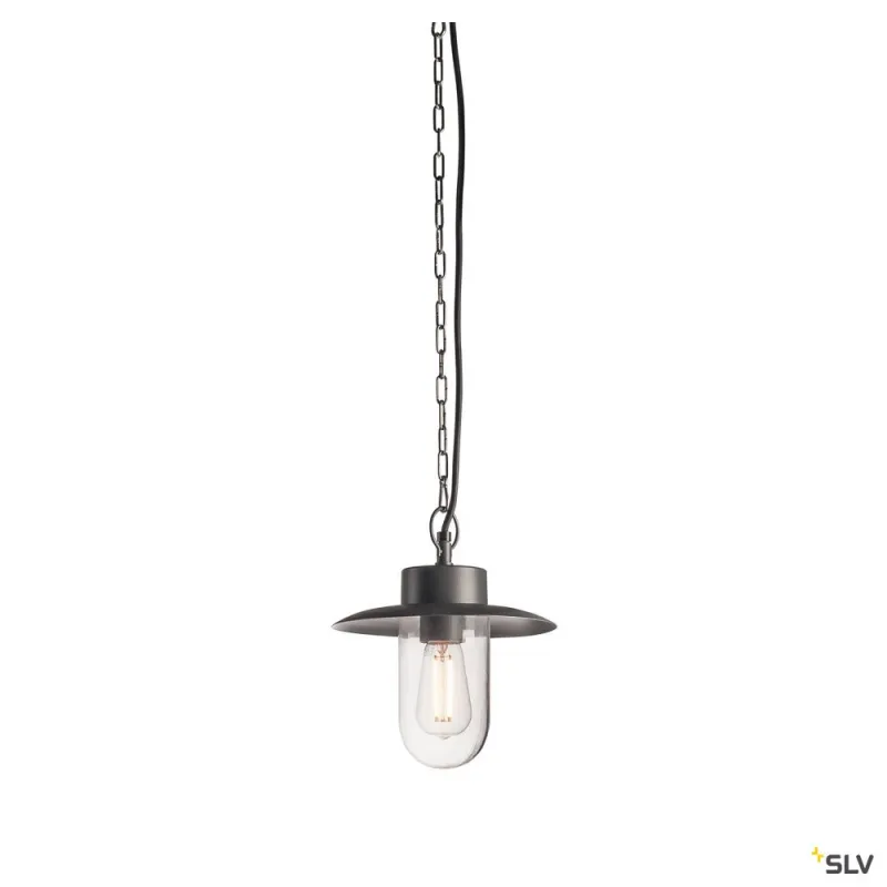 MOLAT, suspension extérieure, anthracite, E27, 60W max, IP44