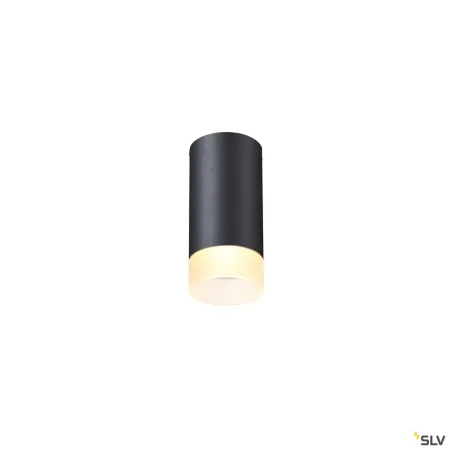 ASTINA, plafonnier intérieur, noir mat, GU10/QPAR51, 10W max