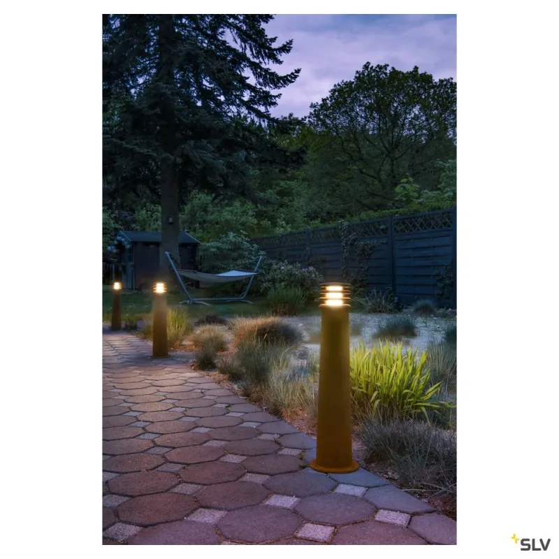 RUSTY® 70, borne extérieure, rouille, LED, 8,6W, 3000K, IP55