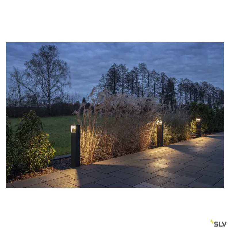 LOGS 70, borne extérieure, anthracite, LED, 10W, 3000K, IP44