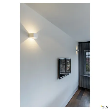 LOGS IN, applique intérieure, carré, blanc, LED, 6,9W, 3000K