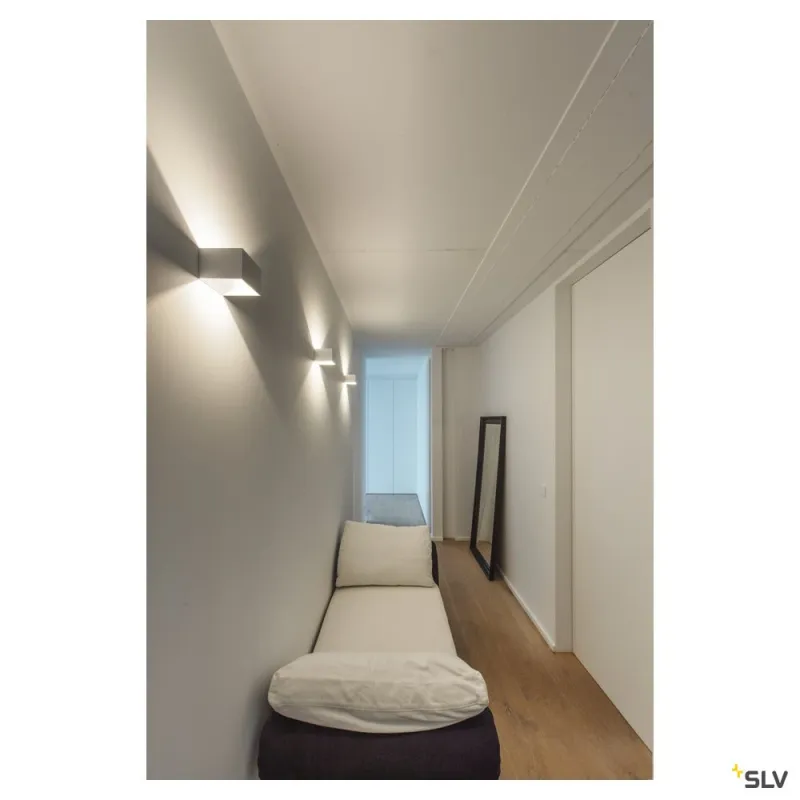 LOGS IN, applique intérieure, carré, blanc, LED, 6,9W, 3000K