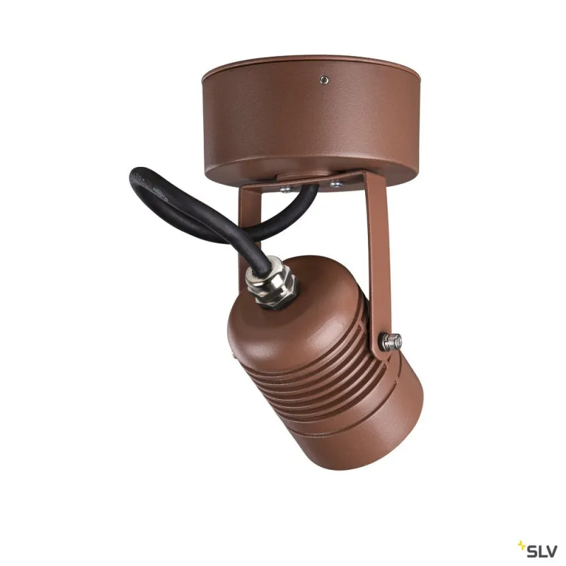 LED SPOT, applique extérieure, rouille, LED, 6W, 3000K, IP55