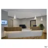 Adaptateur rail 1 allumage pour suspensions, intérieur, blanc