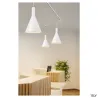 Adaptateur rail 1 allumage pour suspensions, intérieur, blanc