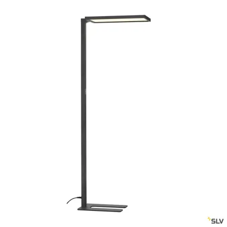 WORKLIGHT, lampadaire intérieur, noir, LED, 79W, 4000K, UGR19