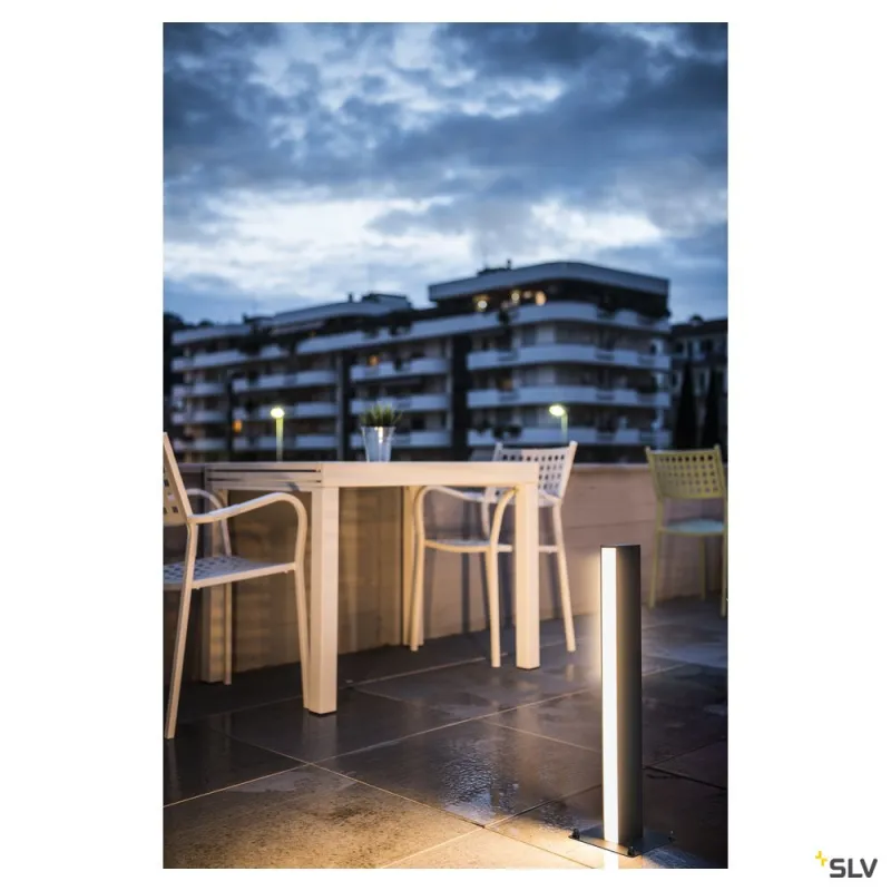 H-POL 60, borne extérieure, anthracite, LED, 18W, 3000K, IP55