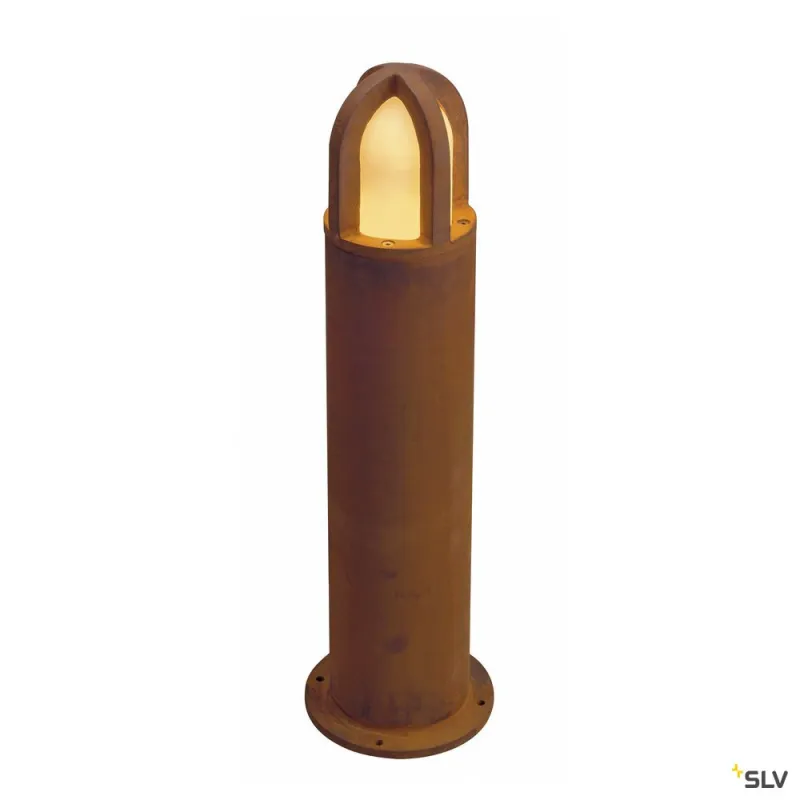 RUSTY® CONE 70, borne extérieure, rouille, E27, 11W max, IP54