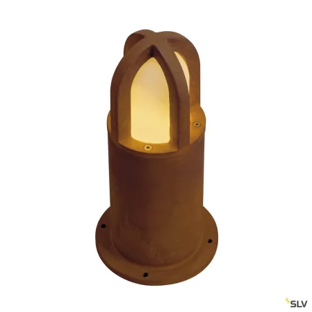 RUSTY® CONE 40, borne extérieure, rouille, E27, 11W max, IP54