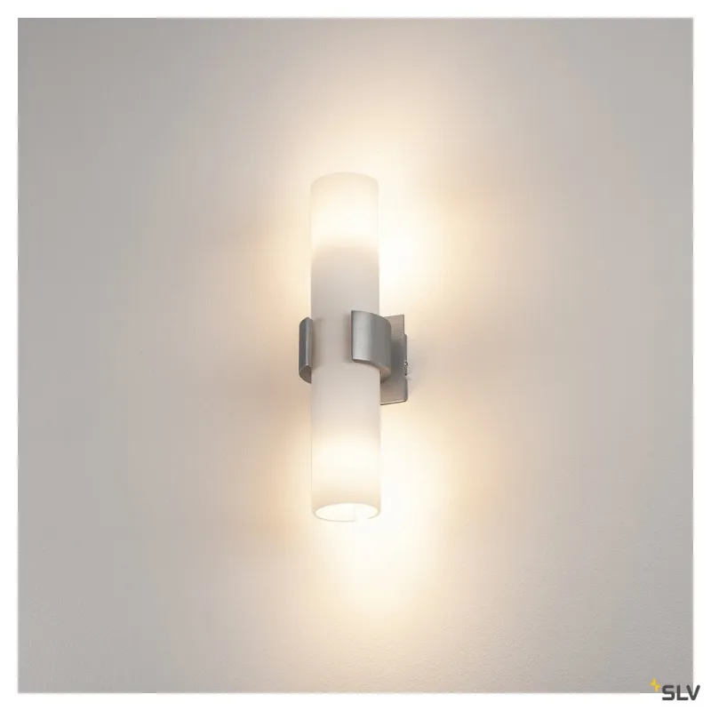 DENA 30, applique intérieure, alu brossé, E14/C35, 2x 40W max