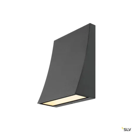 DELWA, applique extérieure, anthracite, LED, 10W, 3000K, IP44