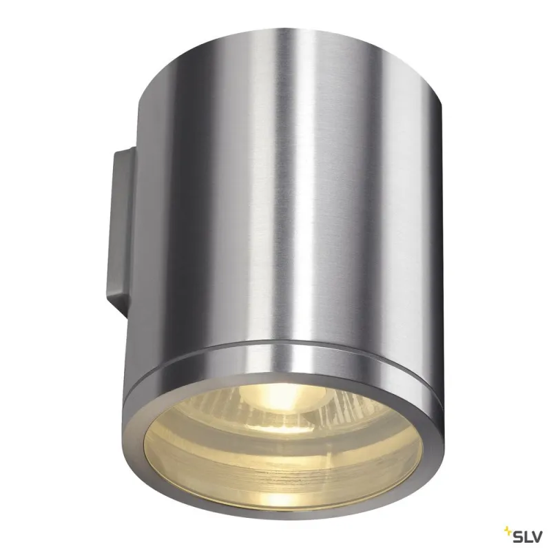 ROX, applique extérieure, alu brossé, GU10/QPAR111, 50W, IP44