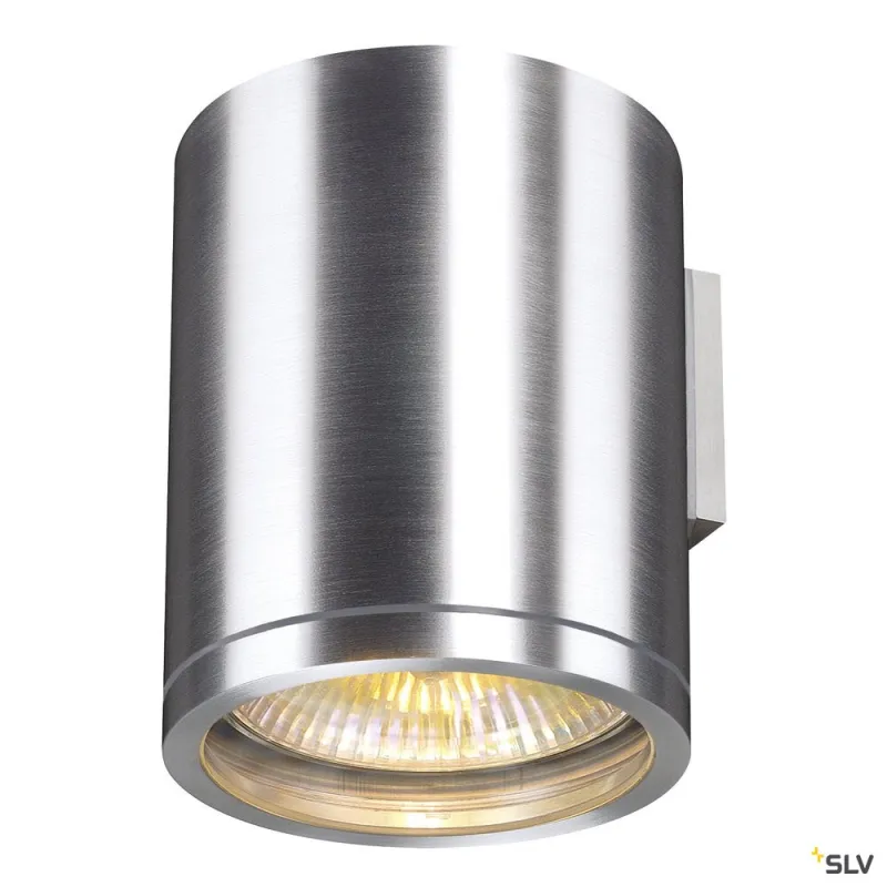 ROX, applique extérieure, alu brossé, GU10/QPAR111, 50W, IP44