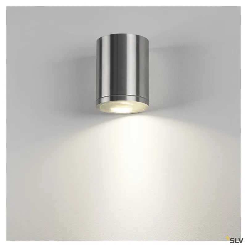 ROX, applique extérieure, alu brossé, GU10/QPAR111, 50W, IP44