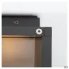 QUADRULO, applique extérieure, anthracite, E27, 15W max, IP44