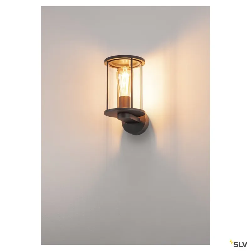 PHOTONIA, applique extérieure, anthracite, E27, 60W max, IP55