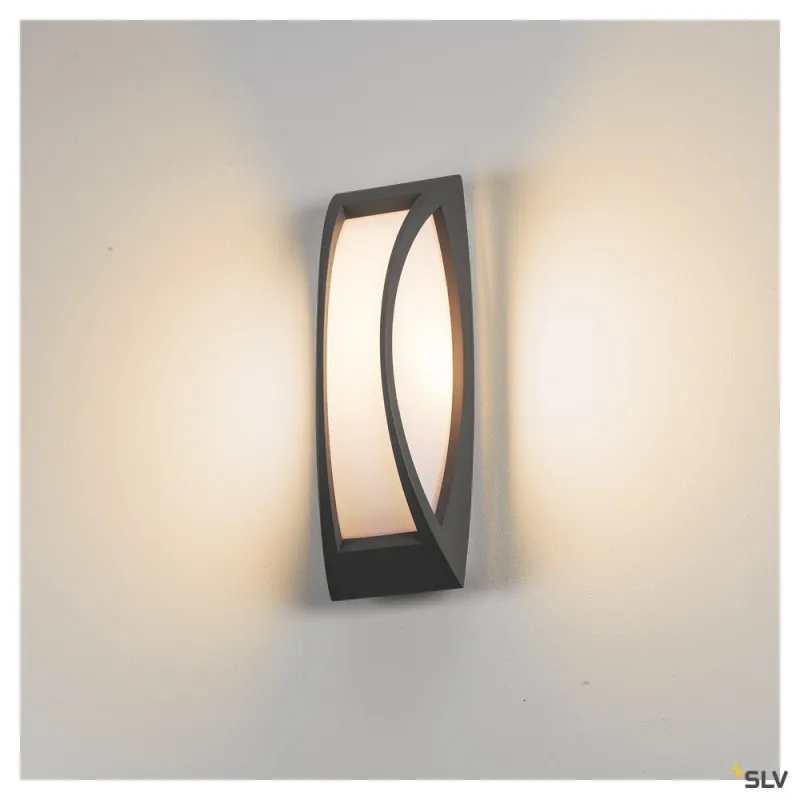 MERIDIAN, applique extérieure, anthracite, E27, 25W max, IP54
