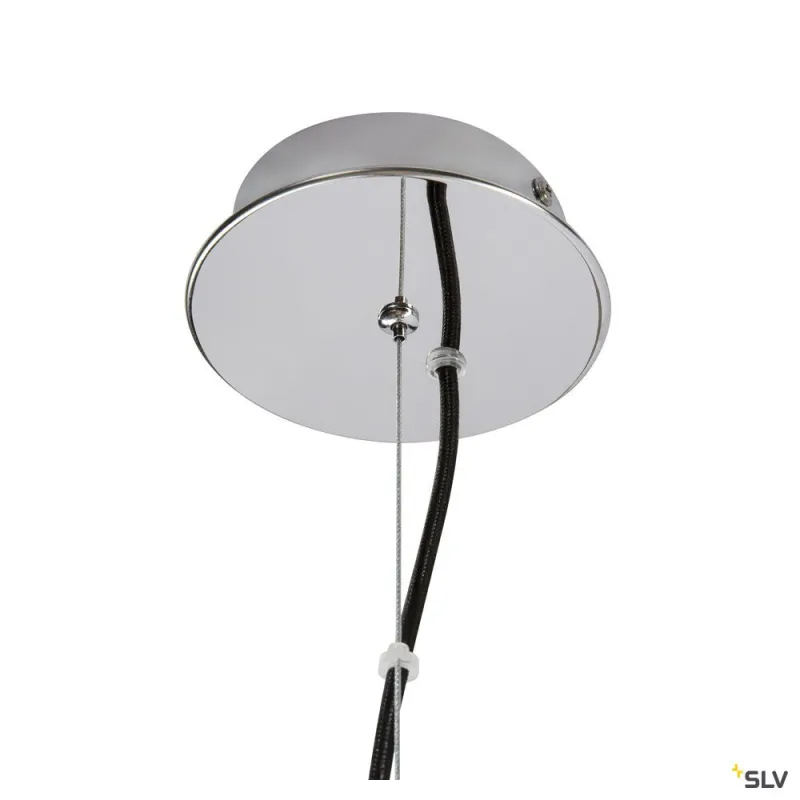 PANTILO CONVEX 40, suspension intérieure, chrome, E27, 40W max