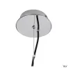 PANTILO CONVEX 40, suspension intérieure, chrome, E27, 40W max
