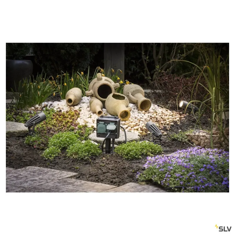 SYNA, projecteur extérieur, anthracite, LED, 8,6W, 3000K, IP55