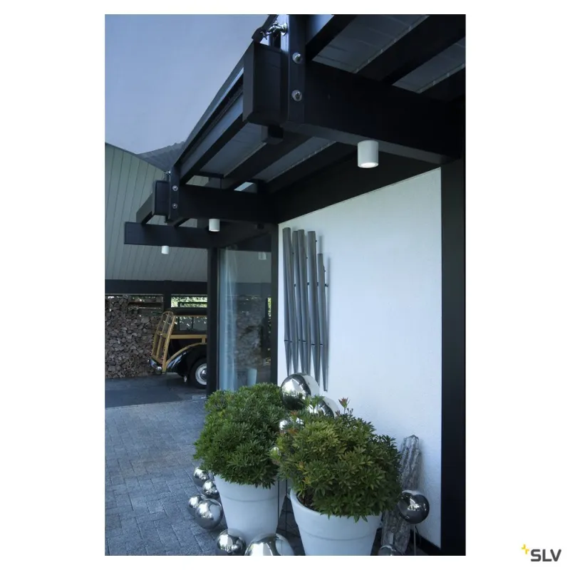 SITRA, plafonnier extérieur, blanc, GX53/TCR-TSE, 9W max, IP44