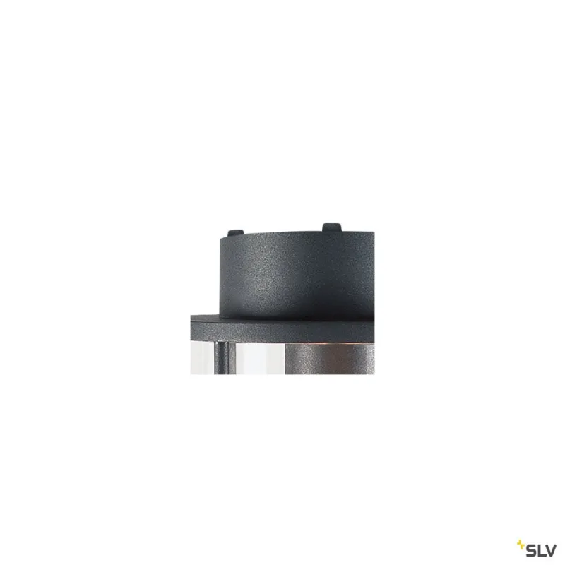 PHOTONIA, plafonnier extérieur, anthracite, E27, 60W max, IP44