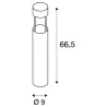 SLOTS 65, borne extérieure, anthracite, LED, 6,3W, 3000K, IP44