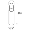 SLOTS 45, borne extérieure, anthracite, LED, 6,3W, 3000K, IP44