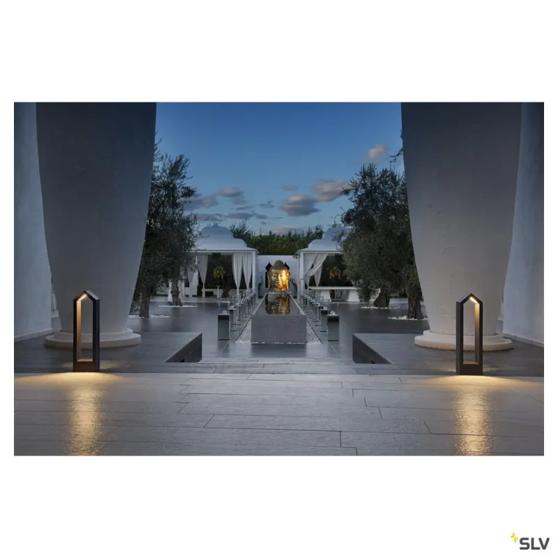 RASCALI 45, borne extérieure, anthracite, LED, 8W, 3000K, IP65