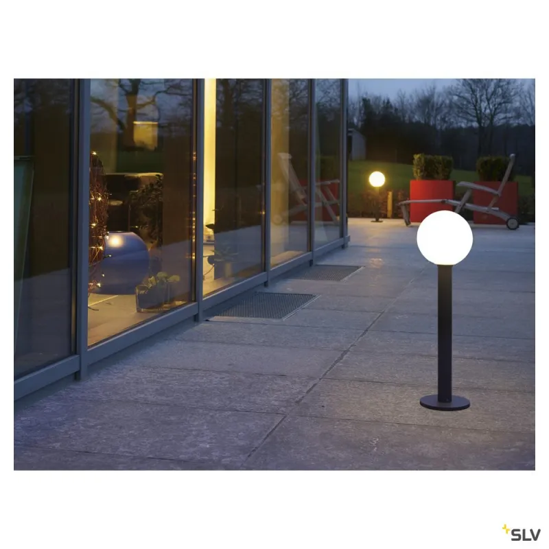 GLOO PURE 70, borne extérieure, anthracite, E27, 23W max, IP44