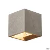 SOLID CUBE, applique intérieure, noir, G9/QT14, 25W max, béton