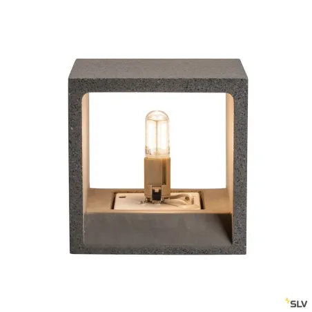 SOLID CUBE, applique intérieure, noir, G9/QT14, 25W max, béton