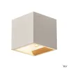 SOLID CUBE, applique intérieure, gris, G9/QT14, 25W max, béton