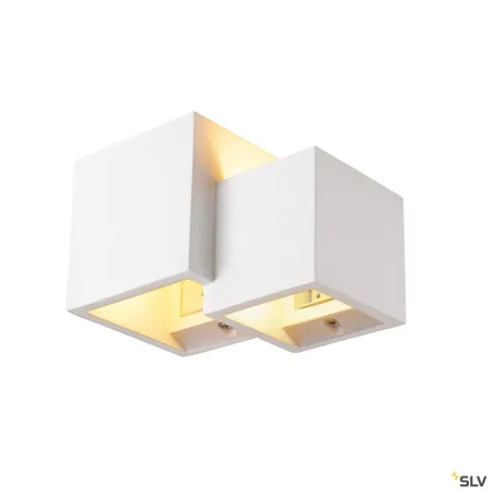 PLASTRA, applique intérieure, cube, blanc, G9/QT14, 2x 15W max