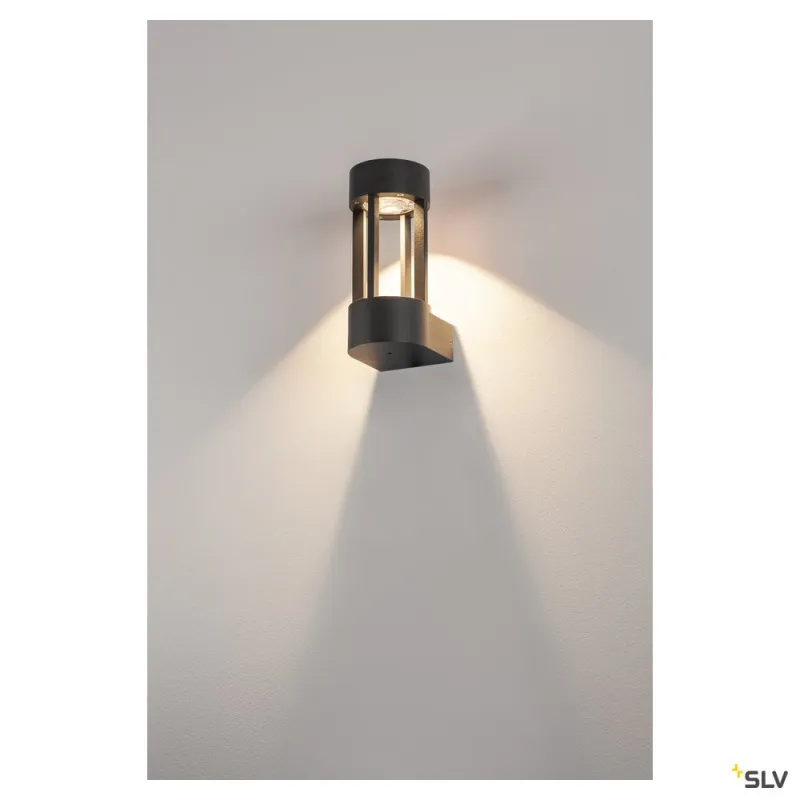SLOTS, applique extérieure, anthracite, LED, 6,3W, 3000K, IP44